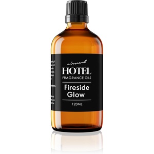 image:imageAirScent Fireside Glow Holiday Diffuser Oil  Premium Holiday Fragrance Oil for Ultrasonic and Waterless Diffusers and Crafting  120 mL 4 fl oz Glass Dropper Bottle