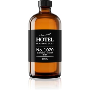image:imageAirScent Hotel Diffuser Oil No 1070  Lemongrass Coconut Lemon  Premium Fragrance Oil for Ultrasonic and Waterless Diffusers and Crafting  10 mL 034 fl oz Glass Dropper Bottle169 Fl Oz Pack of 1